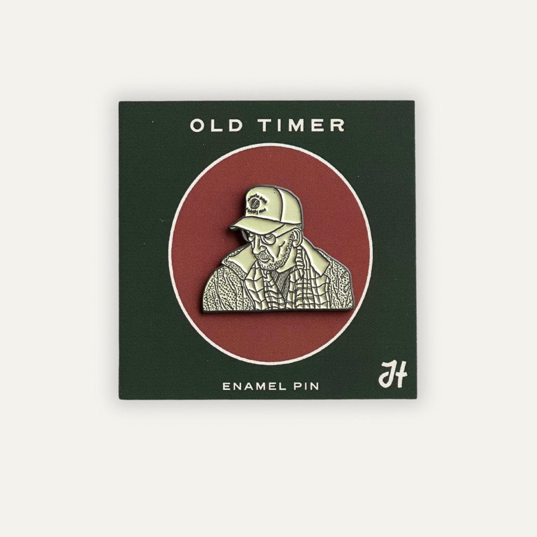 Old Timer Enamel Pin