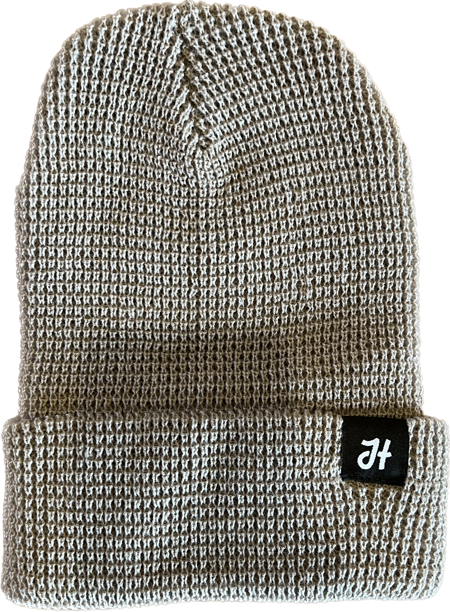 Waffle Knit Cuffed Beanie