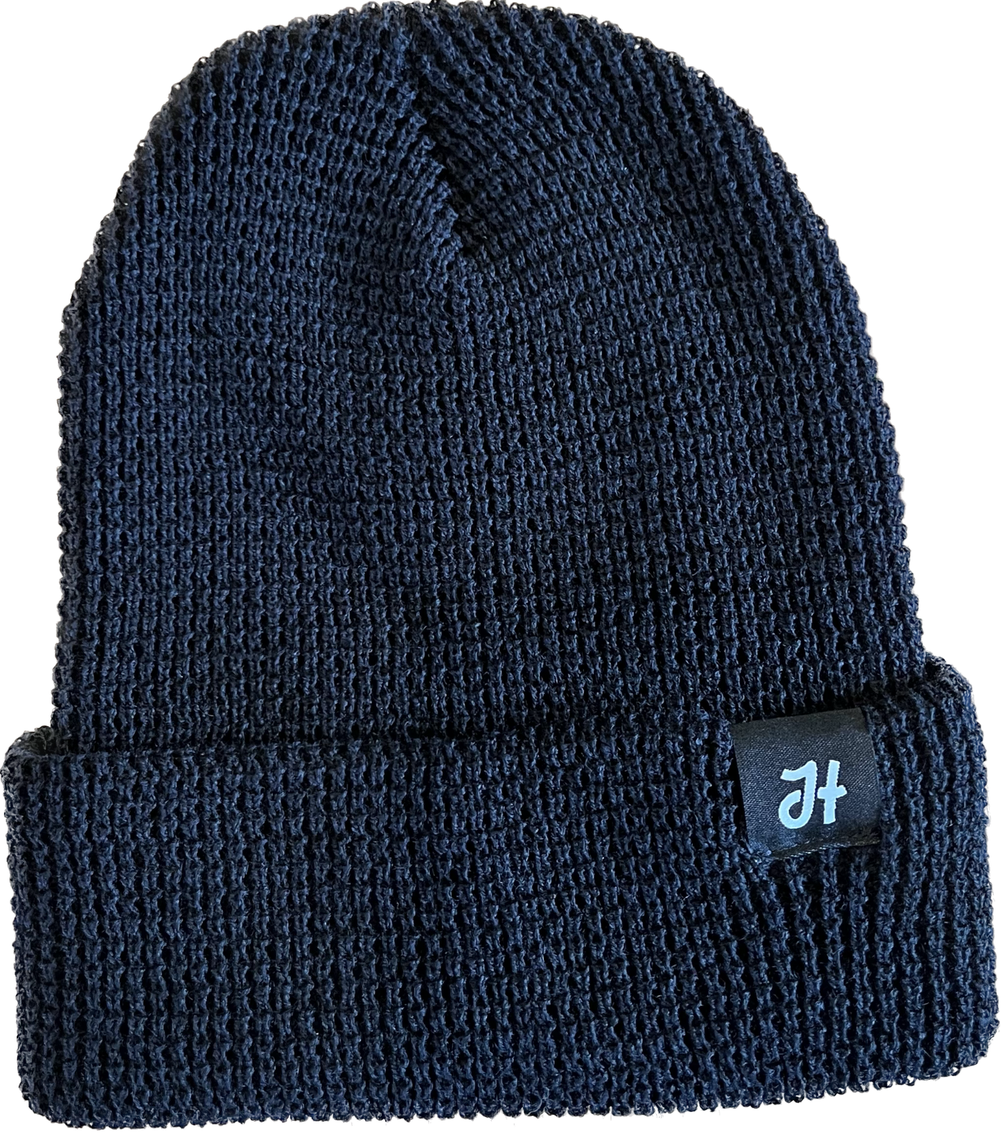Waffle Knit Cuffed Beanie
