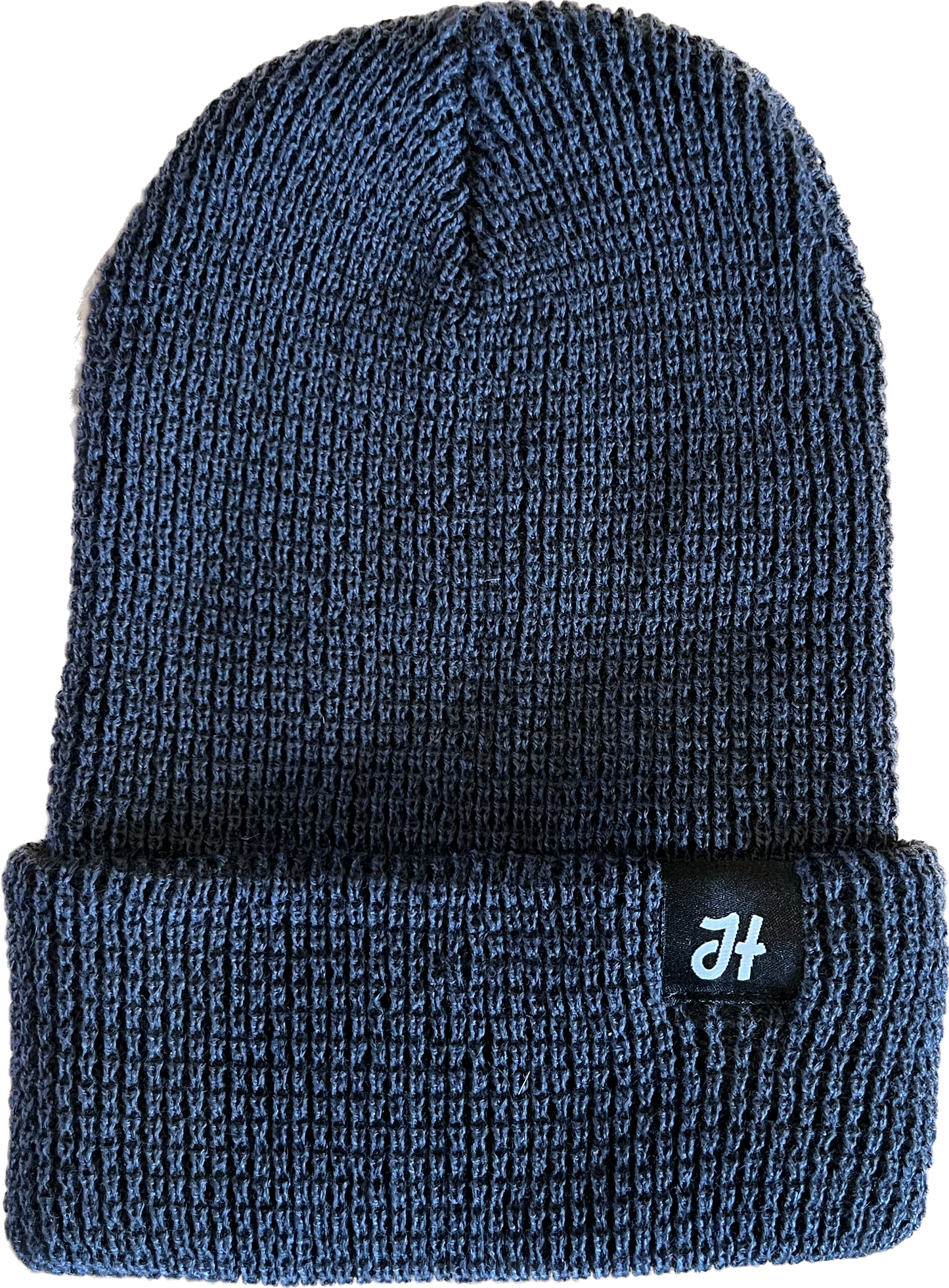 Waffle Knit Cuffed Beanie